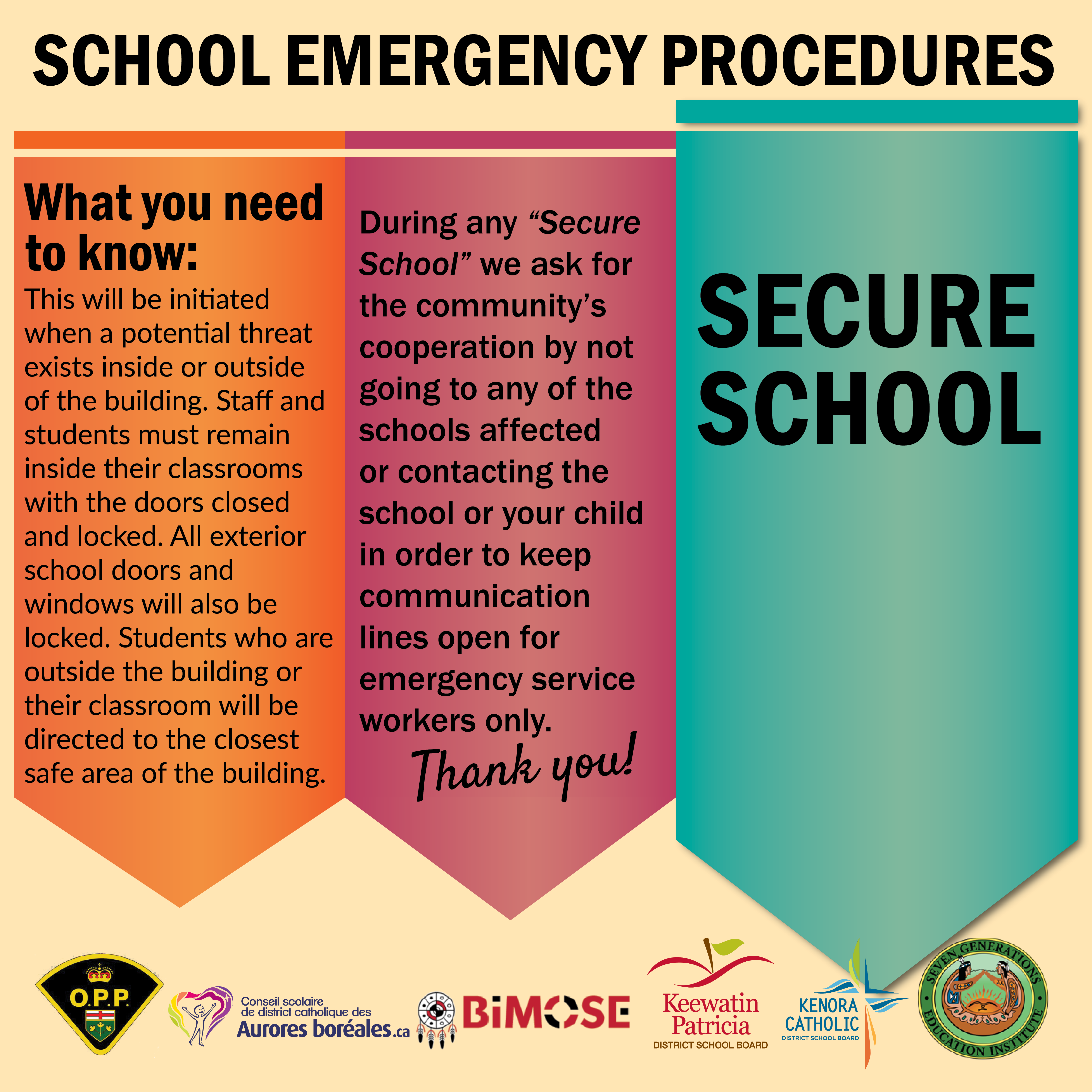 National School Safety Week - Secure School Graphic